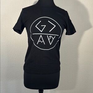 Black Graphic Tee - Short Sleeve